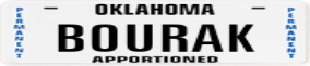 Truck License Plate