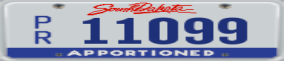 Truck License Plate