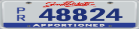 Truck License Plate