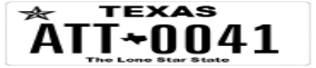 Truck License Plate