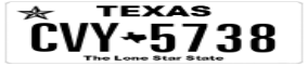 Truck License Plate
