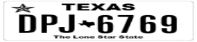 Truck License Plate