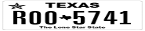 Truck License Plate