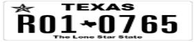 Truck License Plate