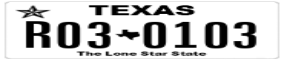 Truck License Plate