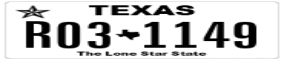 Truck License Plate