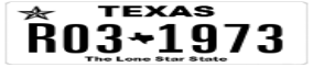 Truck License Plate
