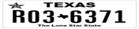 Truck License Plate