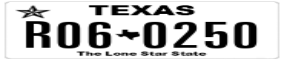 Truck License Plate