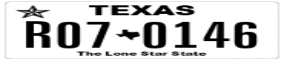 Truck License Plate