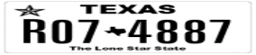 Truck License Plate