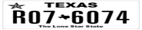 Truck License Plate