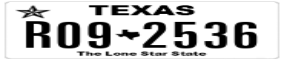 Truck License Plate