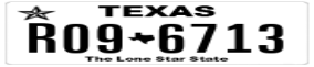 Truck License Plate