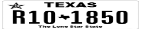Truck License Plate