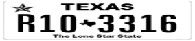 Truck License Plate