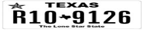 Truck License Plate