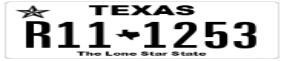 Truck License Plate