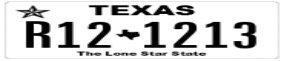 Truck License Plate