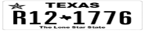 Truck License Plate