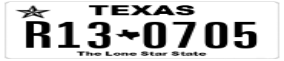 Truck License Plate