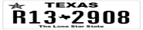 Truck License Plate