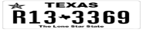 Truck License Plate