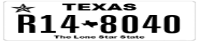 Truck License Plate