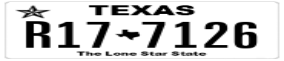 Truck License Plate
