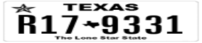 Truck License Plate