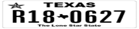 Truck License Plate