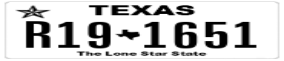 Truck License Plate