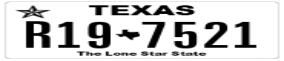 Truck License Plate
