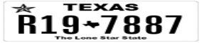 Truck License Plate