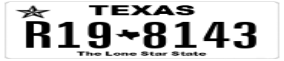 Truck License Plate
