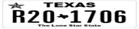 Truck License Plate