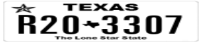 Truck License Plate