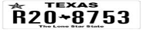 Truck License Plate