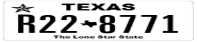 Truck License Plate