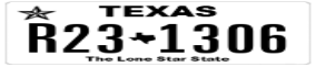Truck License Plate