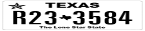 Truck License Plate