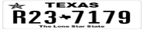 Truck License Plate