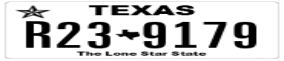 Truck License Plate