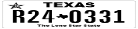 Truck License Plate