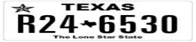 Truck License Plate