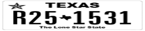 Truck License Plate