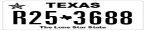 Truck License Plate