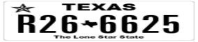 Truck License Plate
