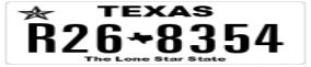 Truck License Plate