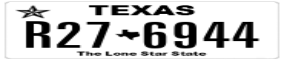 Truck License Plate